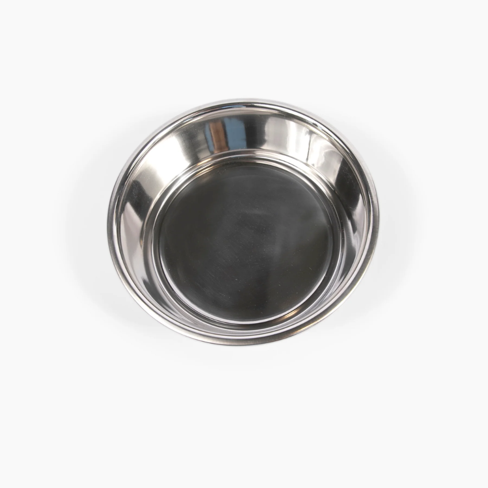 Small Bronze Double Bowl Pet Feeder | Options