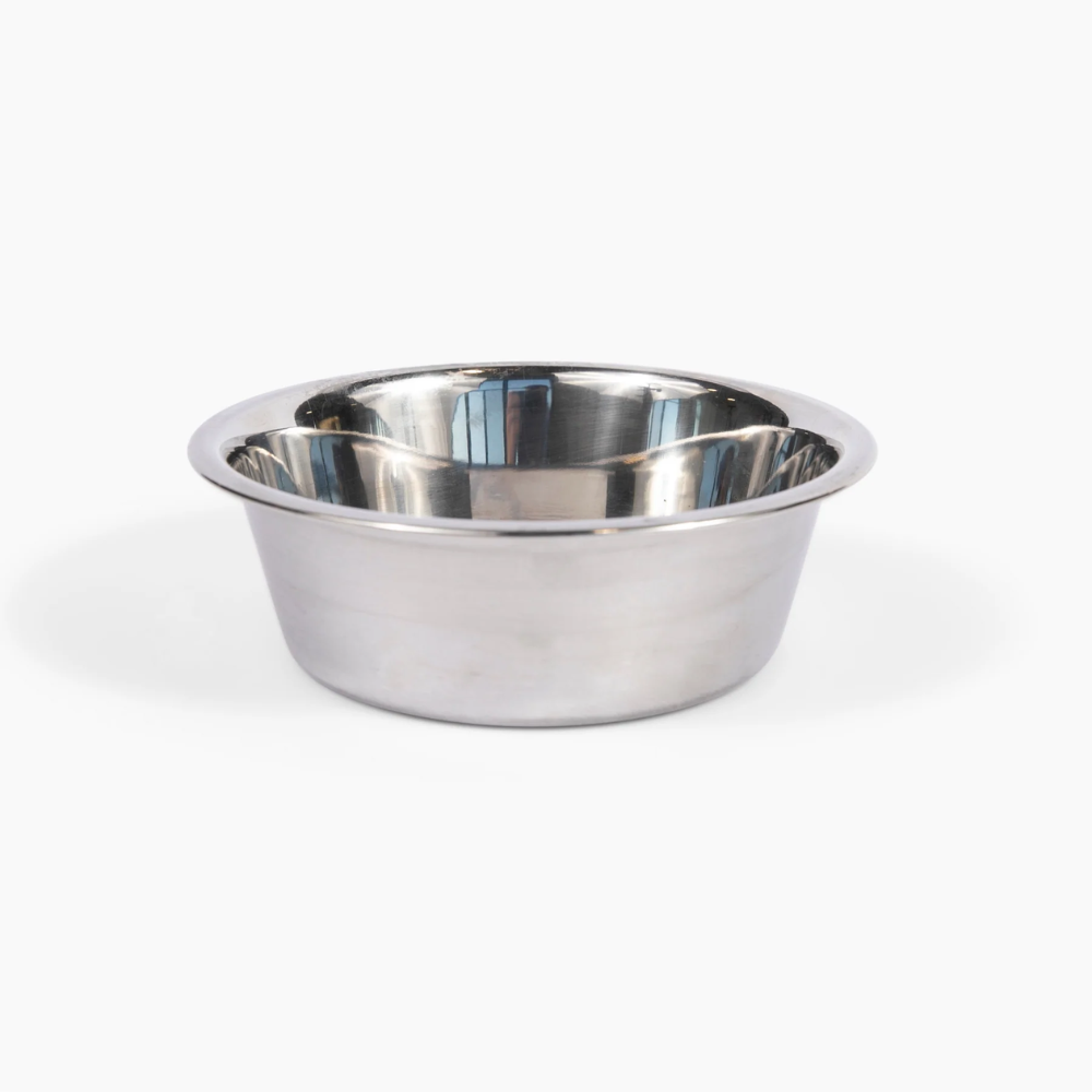 Small Bronze Double Bowl Pet Feeder | Options