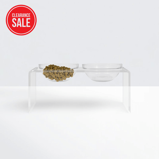 Medium Glass Bowl Feeder