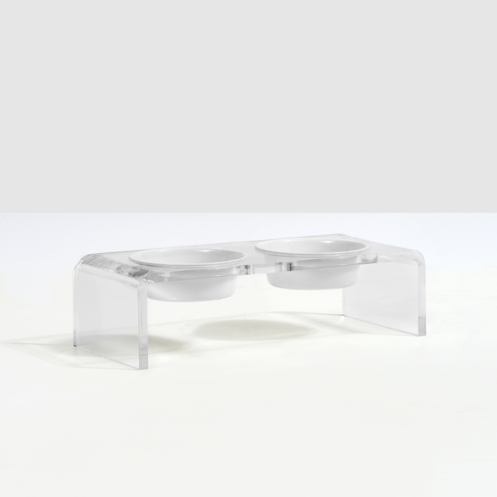 Small Black & White Feeder