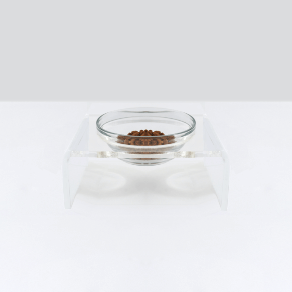 Single Glass Bowl Feeder
