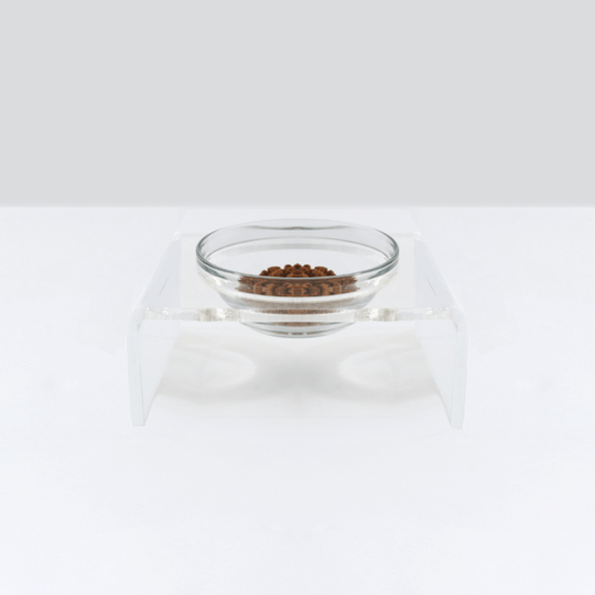 Single Glass Bowl Feeder