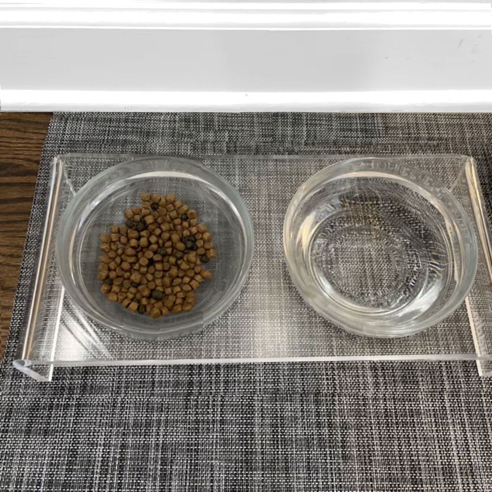 Small Glass Bowl Feeder