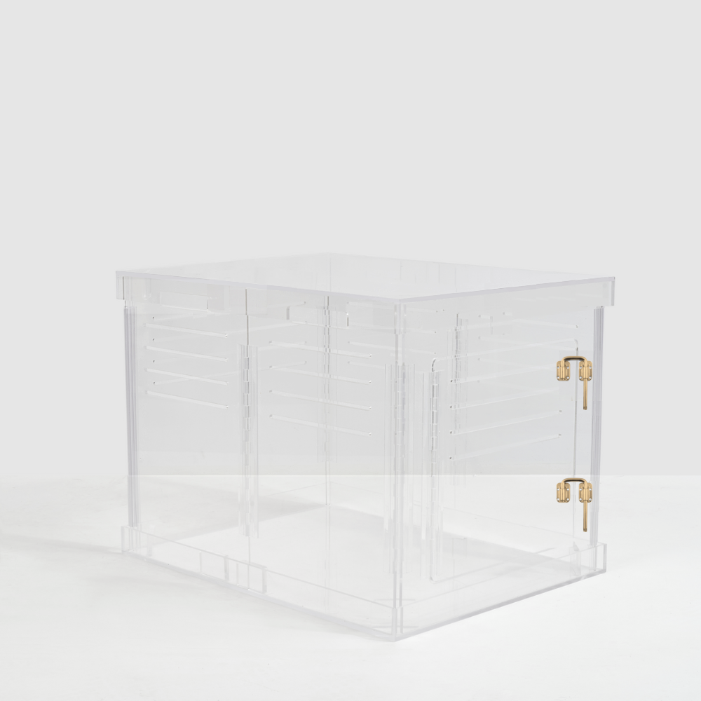 Monogram Small Crate (Gold Latch)
