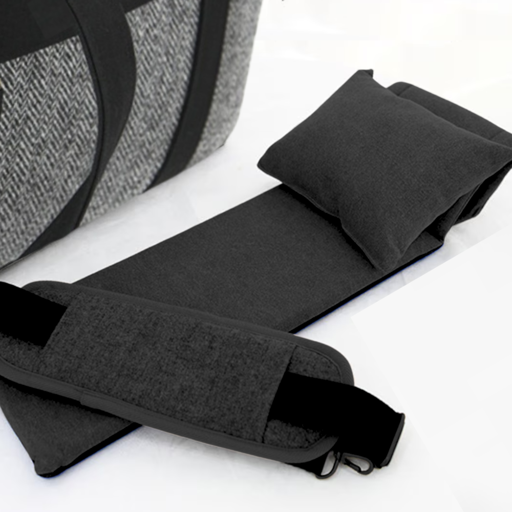 Wool Herringbone Zipper Pet Carrier