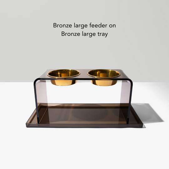 Bronze Overflow Feeder Tray