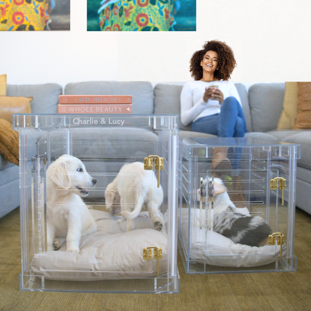 Monogram Medium Crate (Gold Latch)