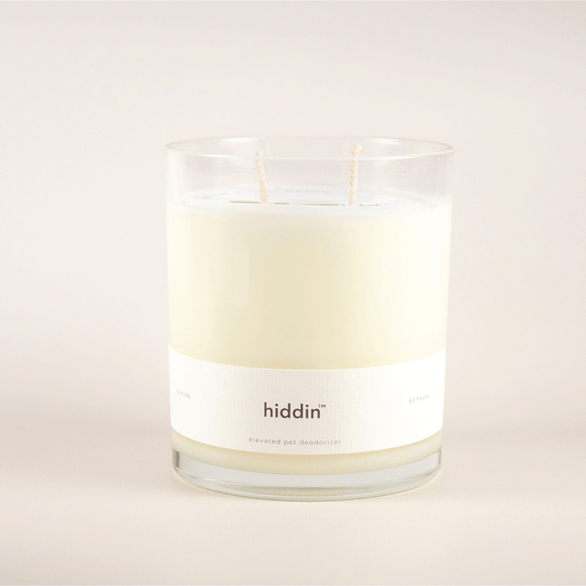 Hiddin Pet Deodorizing Glass Candle