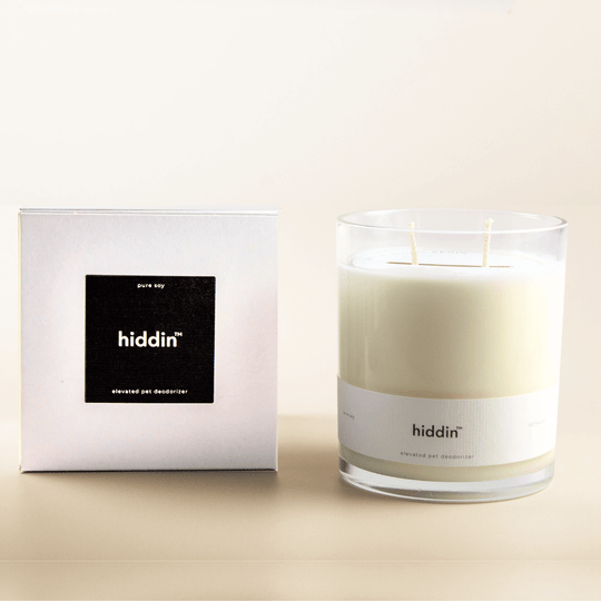 Hiddin Pet Deodorizing Glass Candle