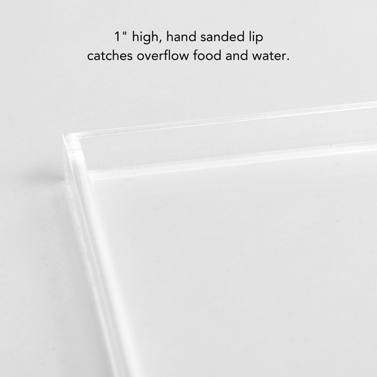Clear Overflow Feeder Tray