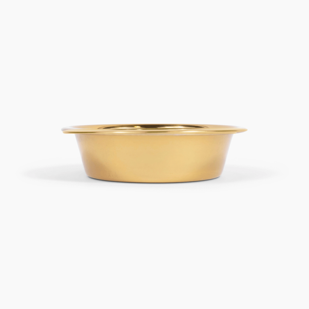 Monogram Slant Gold Feeder
