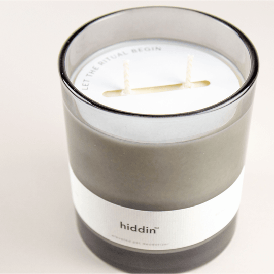 Hiddin Pet Deodorizing Glass Candle