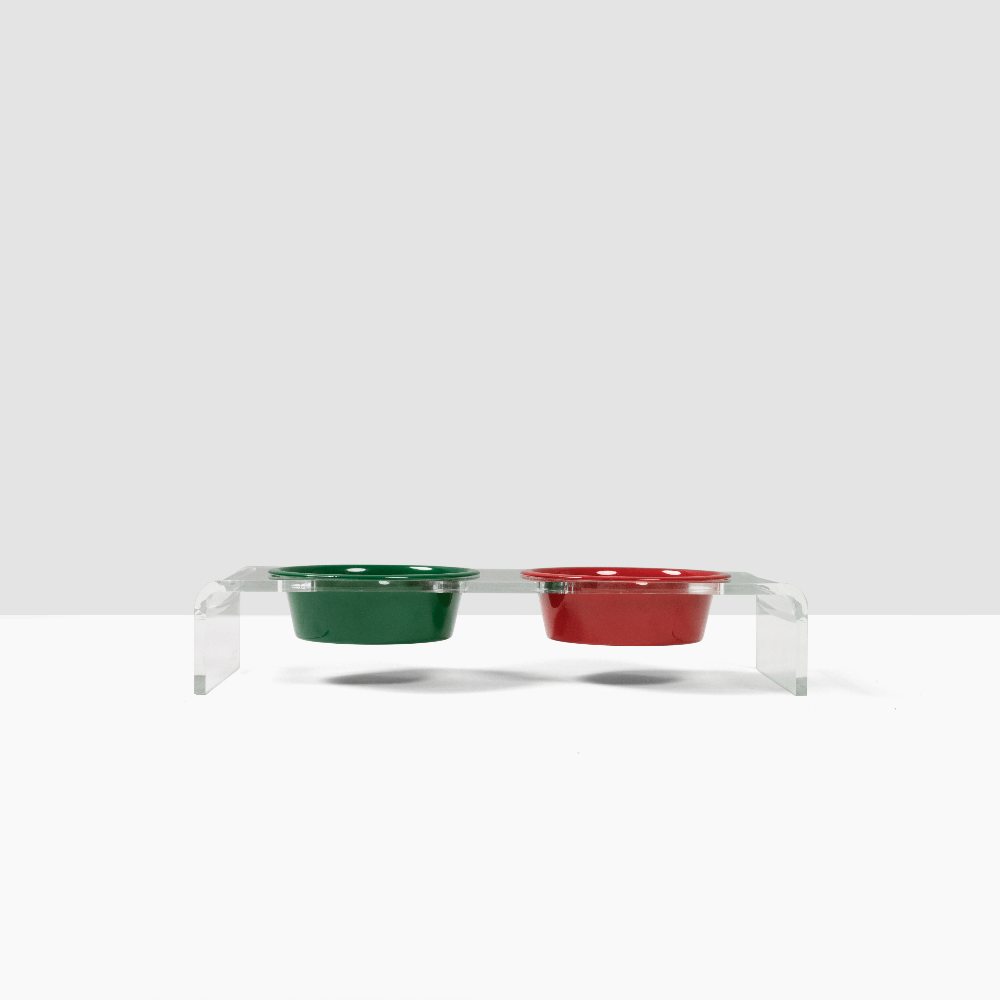 Holiday Double Pet Feeder | Limited Edition