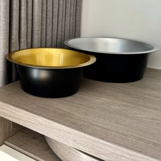 Metallic Glam Dog Bowl Set | Options