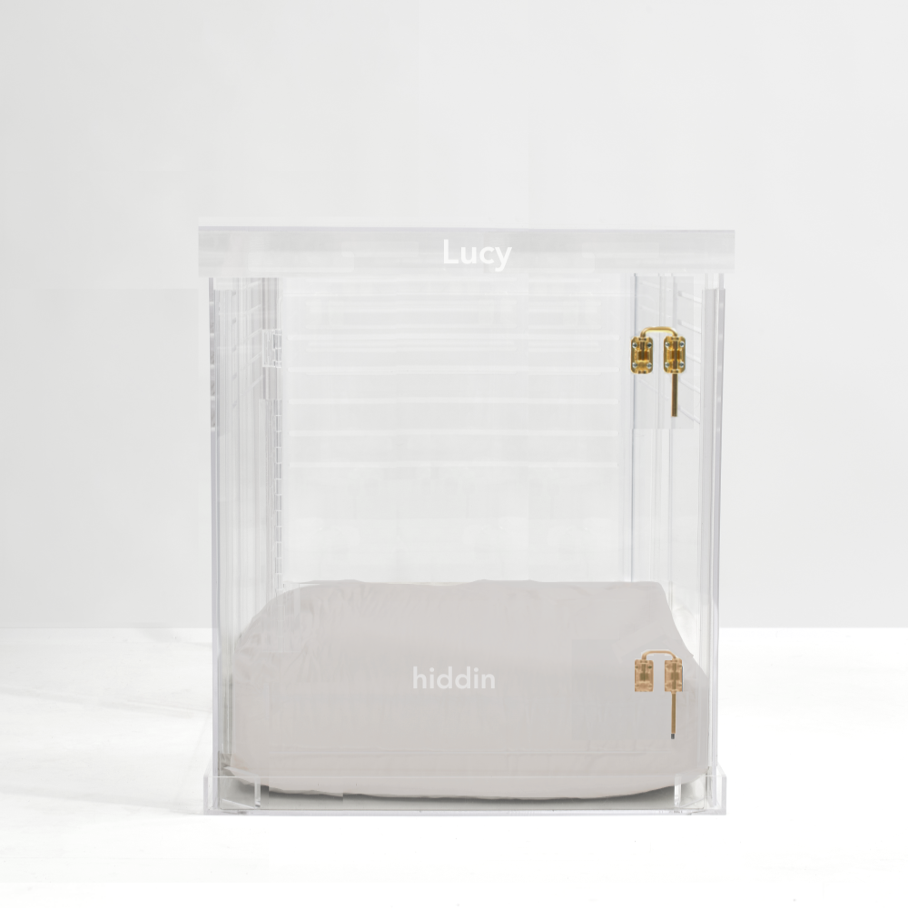 Monogram Medium Crate (Gold Latch)