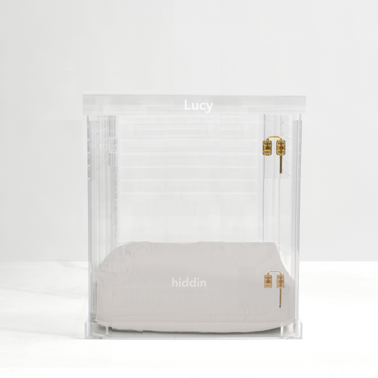 Monogram Medium Crate (Gold Latch)
