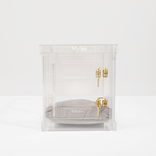 Monogram Small Crate (Gold Latch)