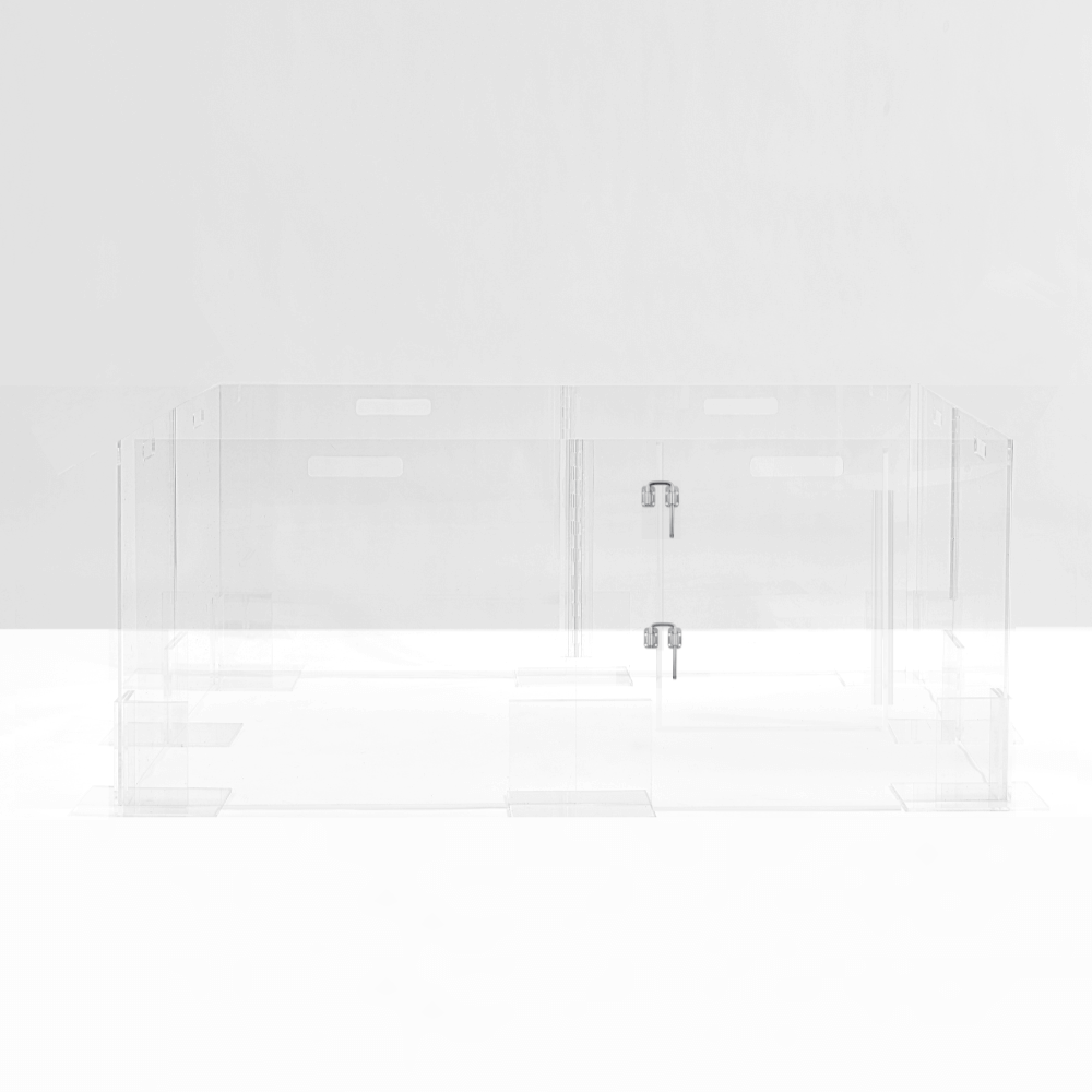 Clear Pet Playpen, 32" High with Door