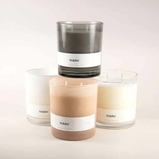 Hiddin Pet Deodorizing Glass Candle
