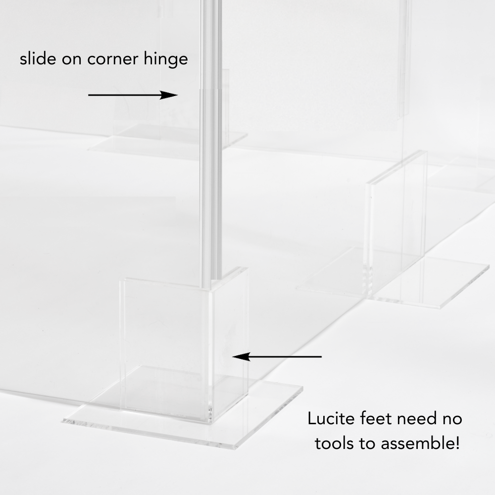 Clear Pet Playpen, 32" High with Door | Options