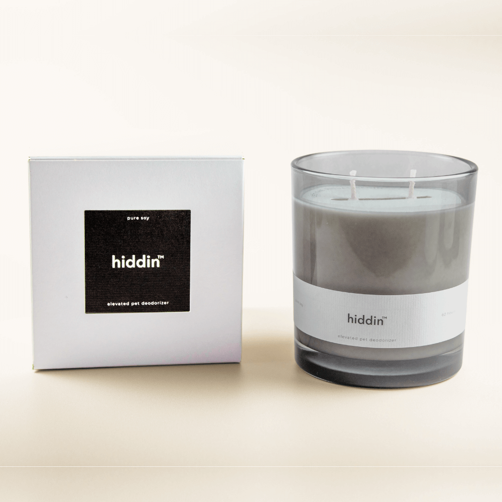 Hiddin Pet Deodorizing Glass Candle