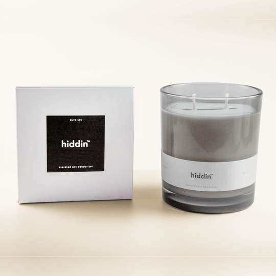 Hiddin Pet Deodorizing Glass Candle