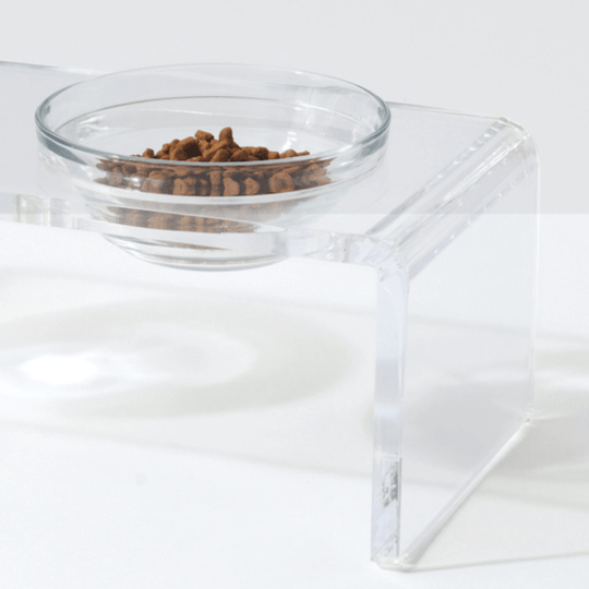 Medium Glass Bowl Feeder