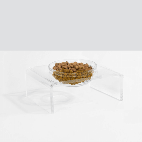 Single Glass Bowl Feeder