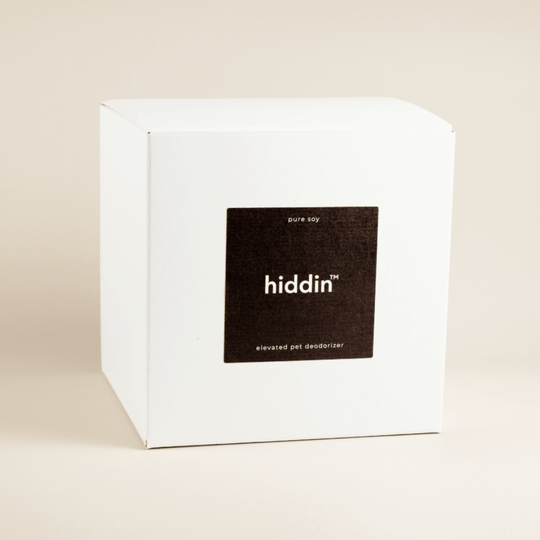 Hiddin Pet Deodorizing Glass Candle