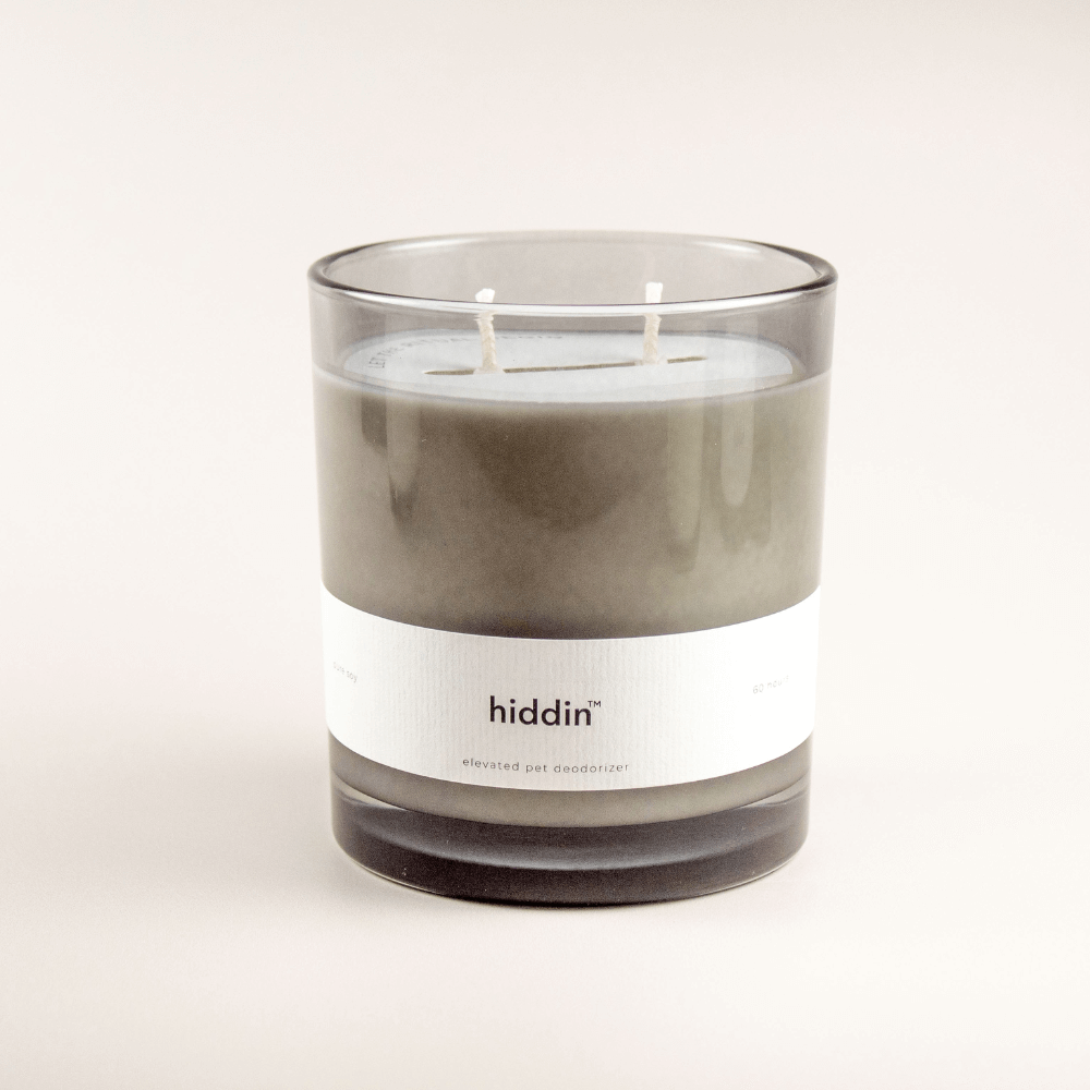 Hiddin Pet Deodorizing Glass Candle