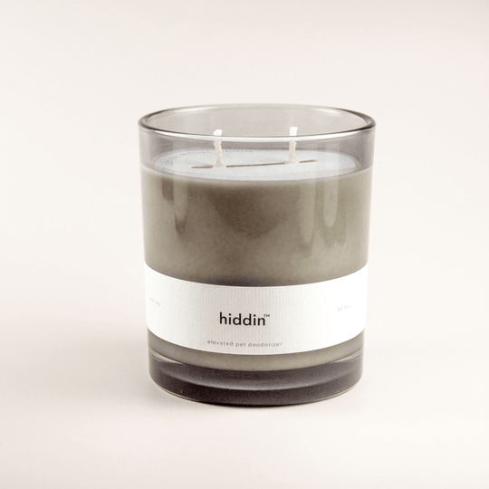 Hiddin Pet Deodorizing Glass Candle