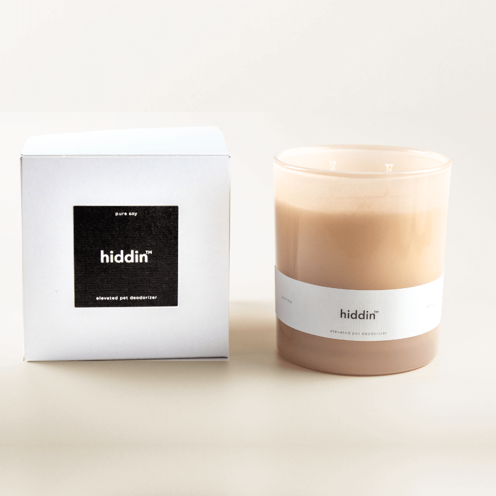 Hiddin Pet Deodorizing Glass Candle