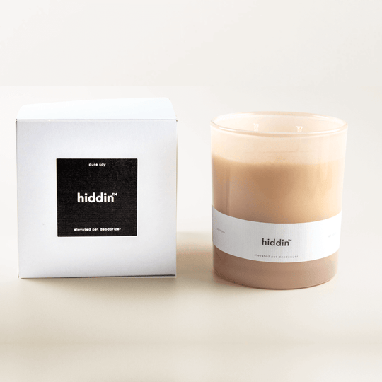 Hiddin Pet Deodorizing Glass Candle
