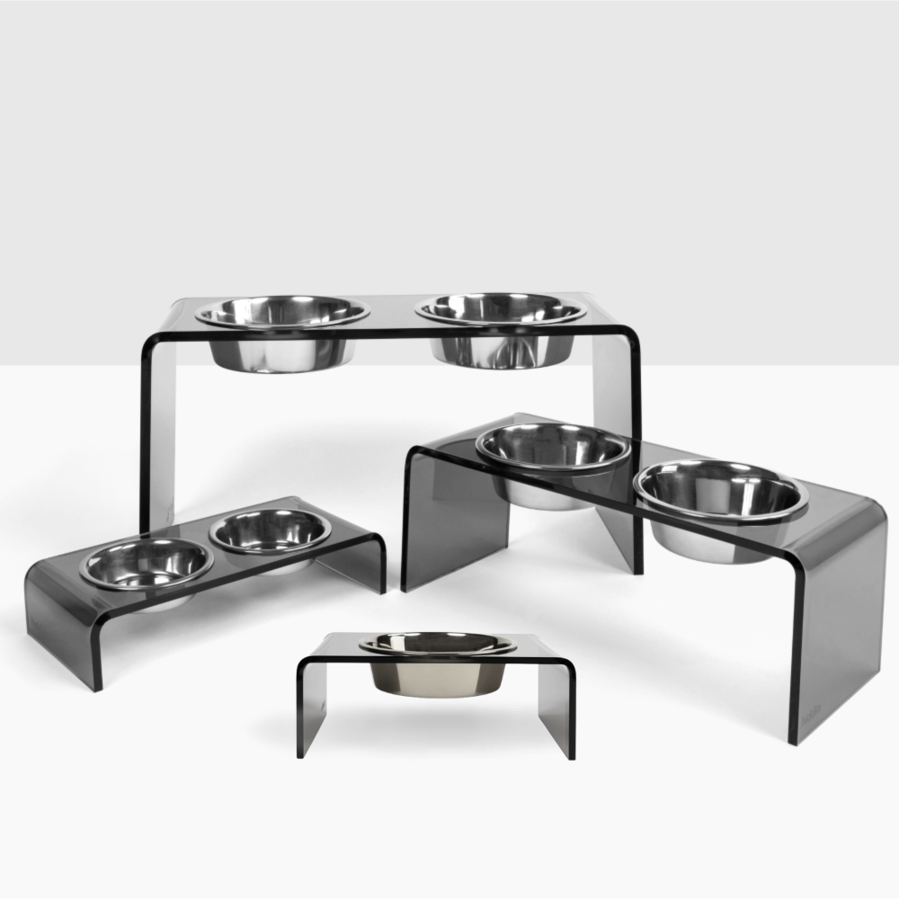 Tall Smoke Grey Feeder