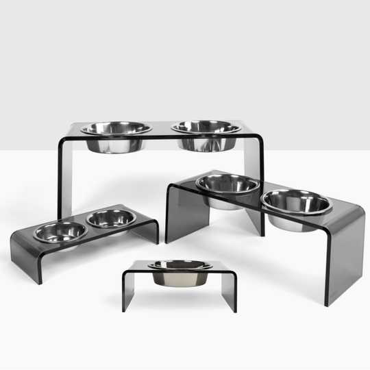 Tall Smoke Grey Feeder