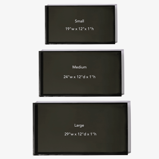 Smoke Grey Overflow Tray