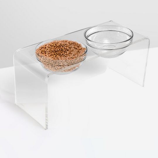 Medium Glass Bowl Feeder