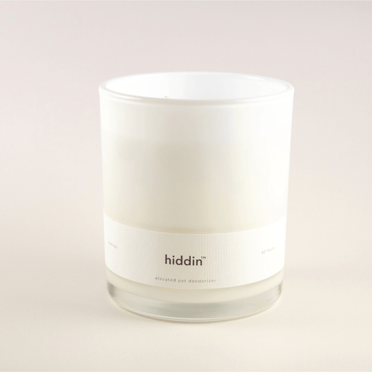 Hiddin Pet Deodorizing Glass Candle