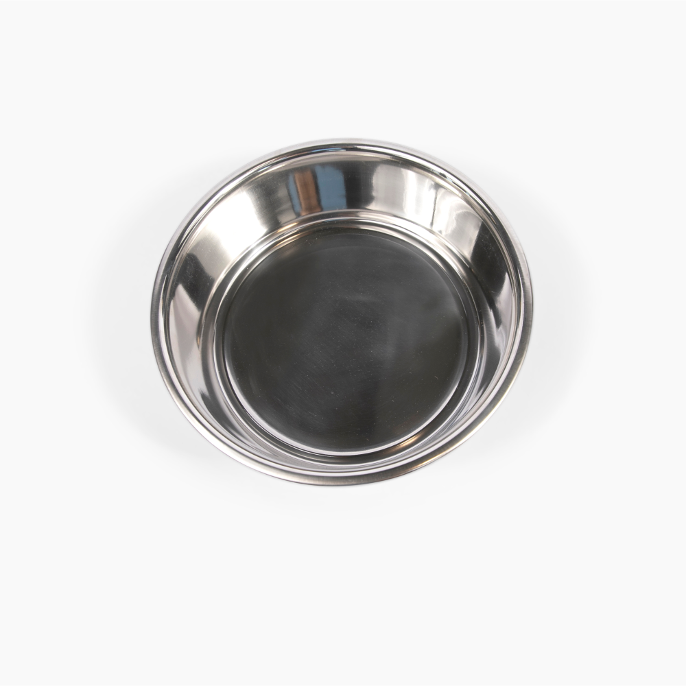 Medium Smoke Grey Double Bowl Feeder | Options