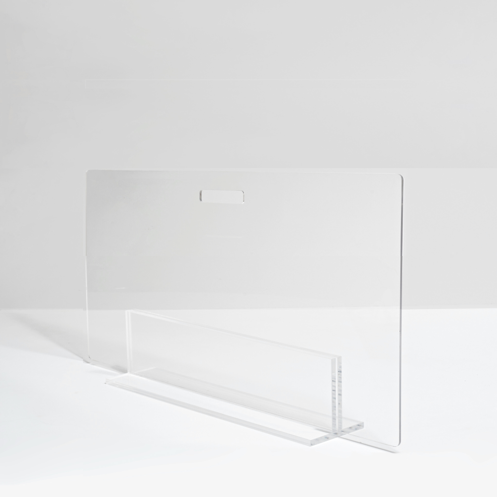 low lucite view panel pet dog gate
