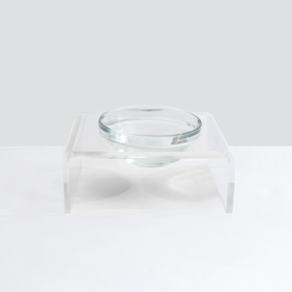 Single Glass Bowl Feeder