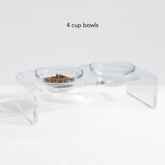 Small Glass Bowl Feeder