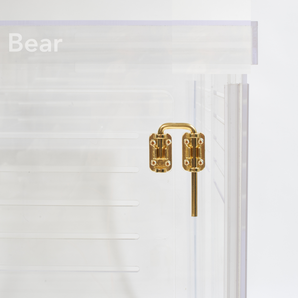 Monogram Large Crate (Gold Latch)