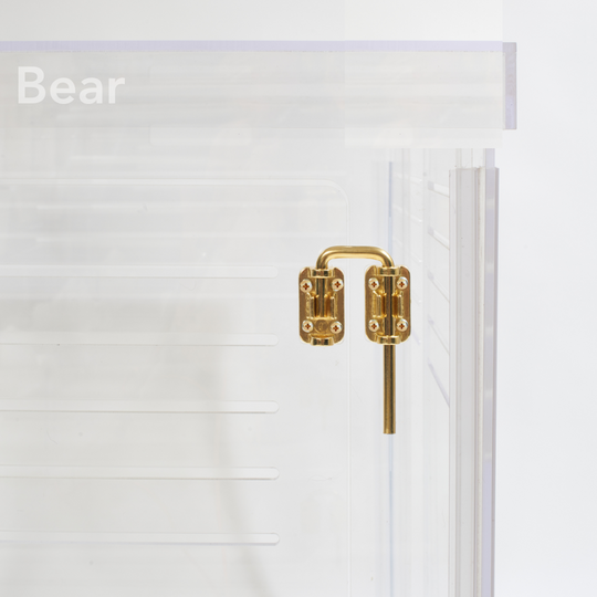 Monogram Large Crate (Gold Latch)