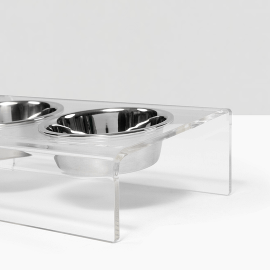 Slant Silver Feeder