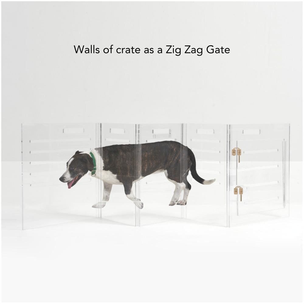 Monogram Medium Crate (Gold Latch)