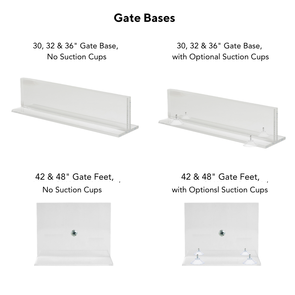 Add-On/Replacement Base for 30, 32 & 36" Panel Gate