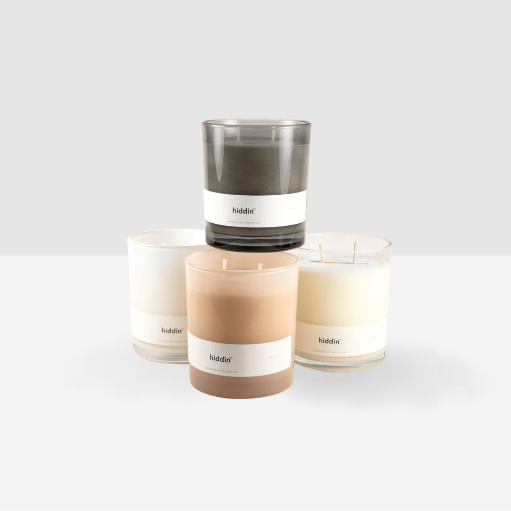 Hiddin Pet Deodorizing Glass Candle