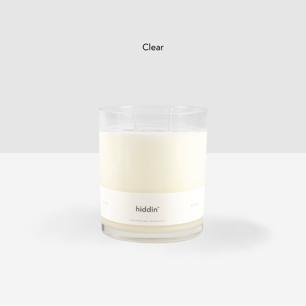 Hiddin Pet Deodorizing Glass Candle
