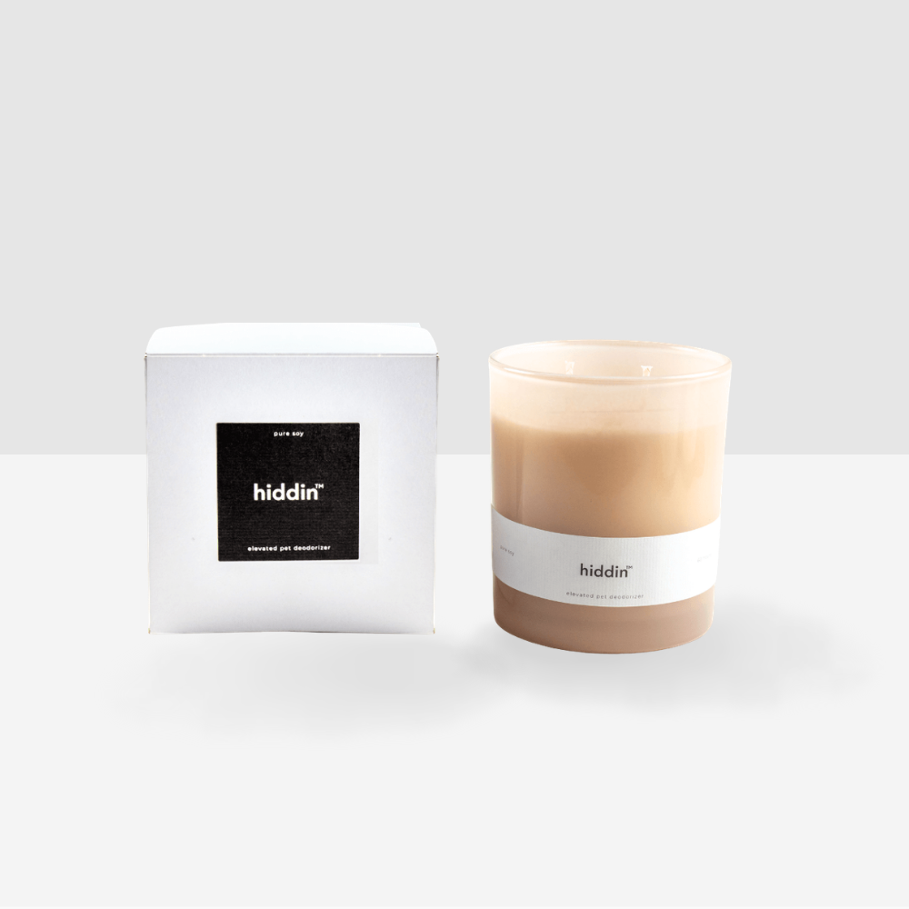 Hiddin Pet Deodorizing Glass Candle